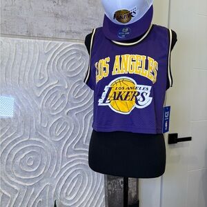 Purple Los Angeles Lakers Cap
